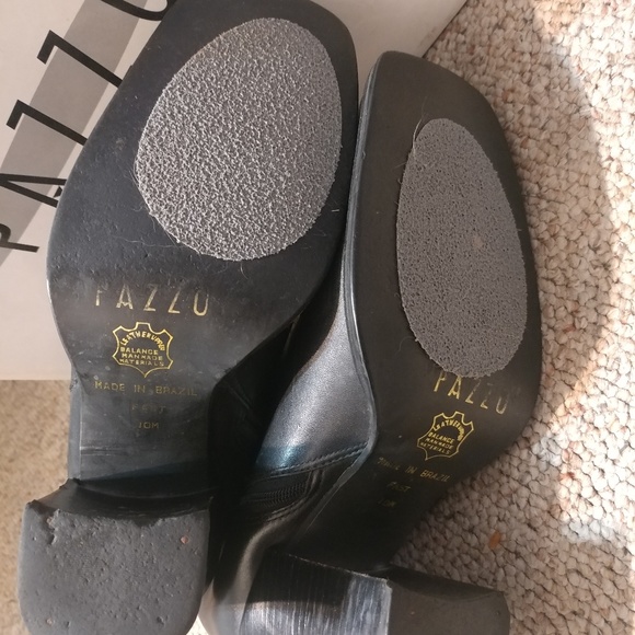 Pazzo Black Midi Boots Sz 10 - Picture 8 of 8